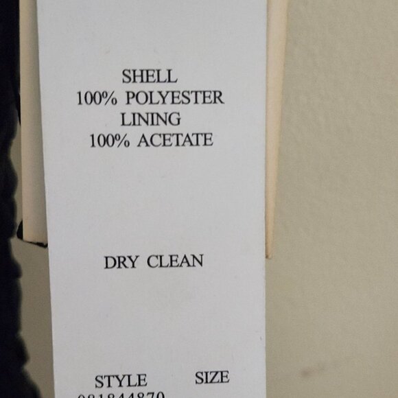 Adrianna Papell Occasions NWT Black Ruched Gown Maxi Dress Size 6 - Picture 6 of 7